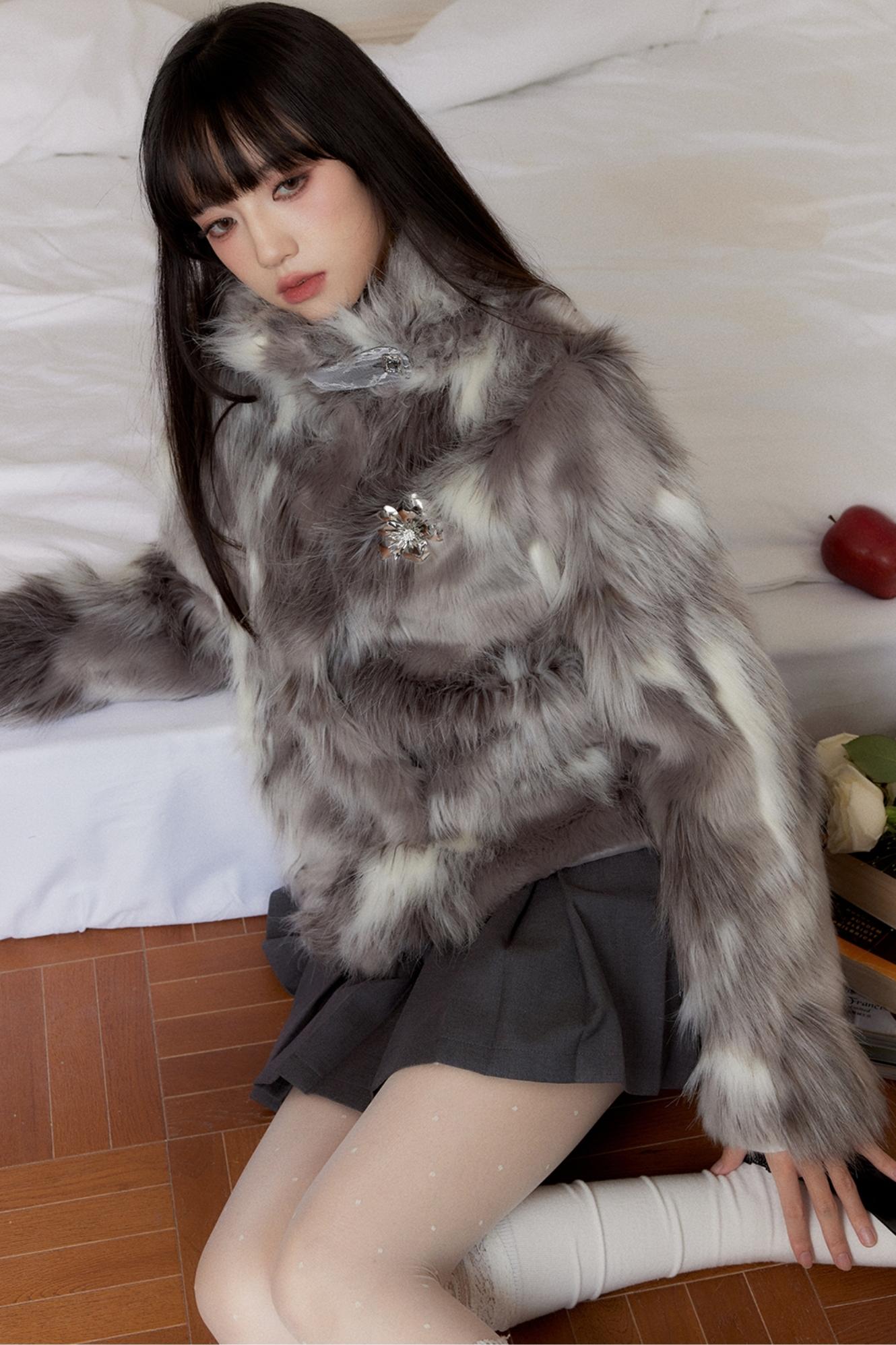 Autumn Chaebol Fur Coat