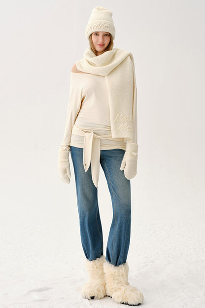 Light Rayon Pleated Long Top