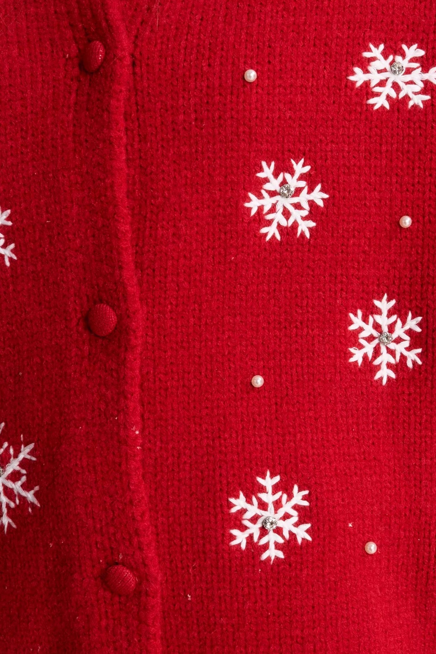 Snowflake Crochet Cardigan