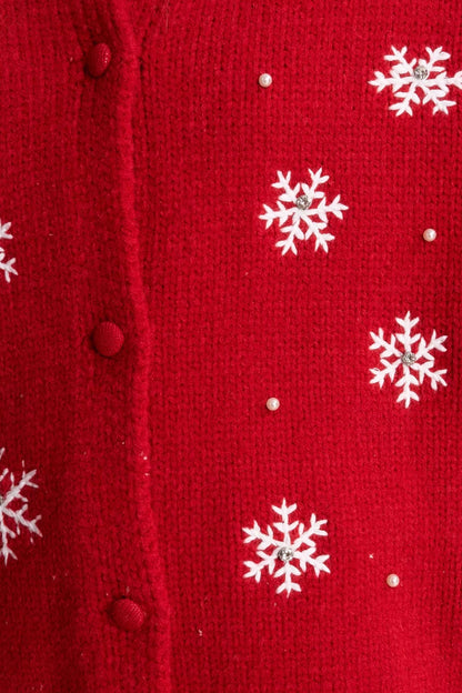 Snowflake Crochet Cardigan