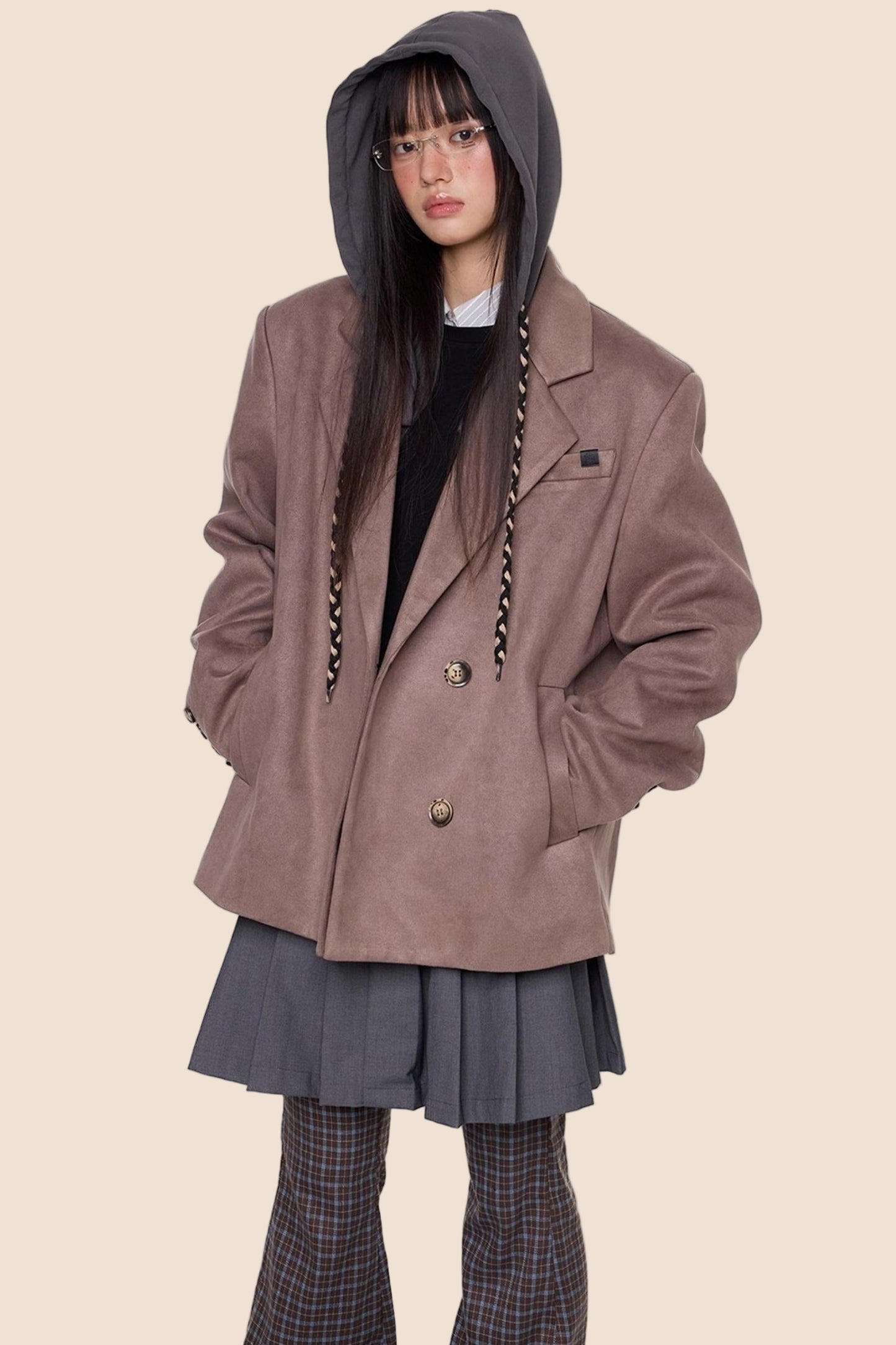 American Vintage Hooded Blazer