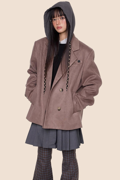 American Vintage Hooded Blazer