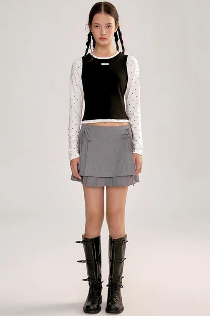 Bow Tie A-Line Skirt