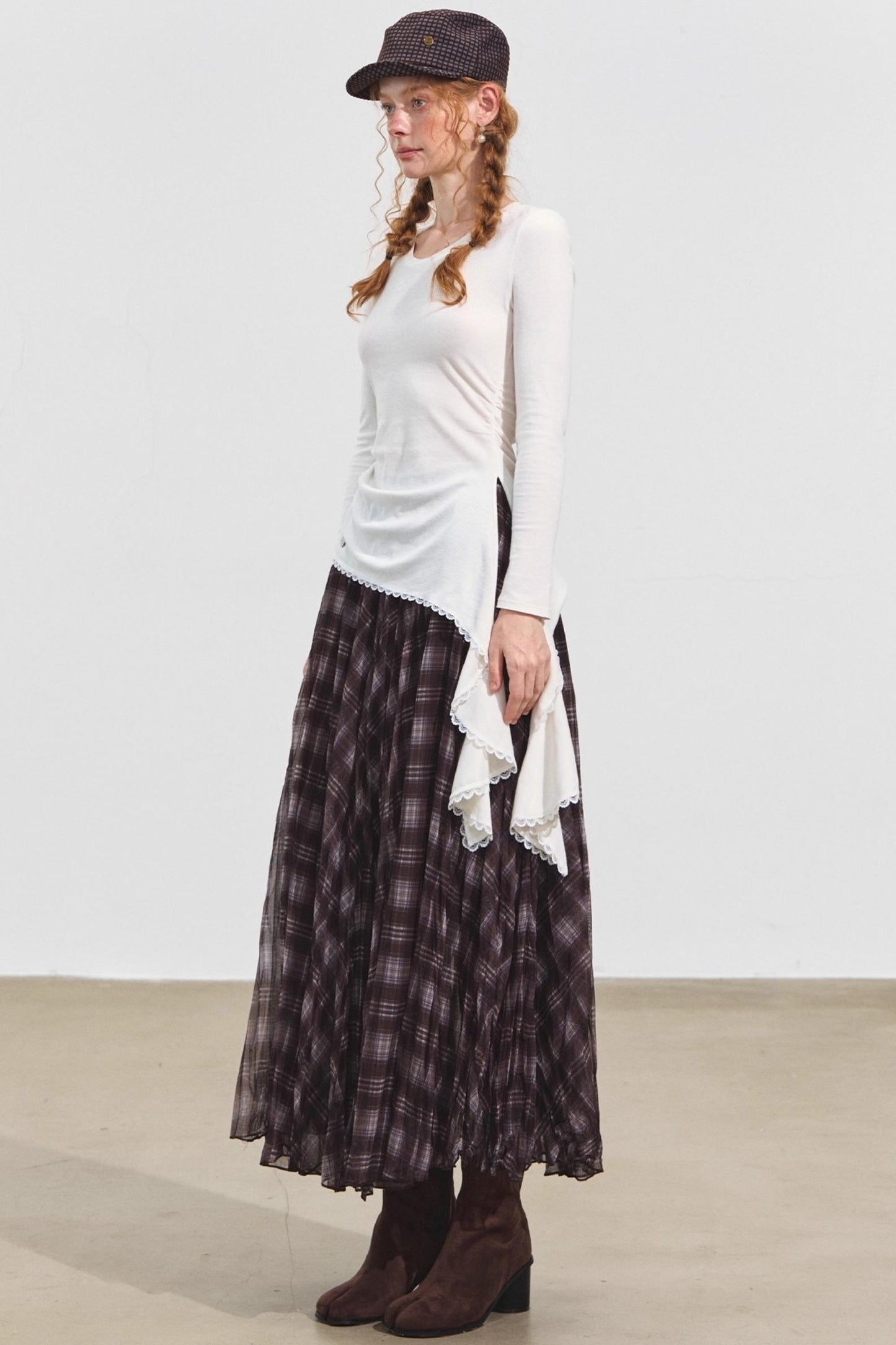 Asymmetrical Crinkled Top