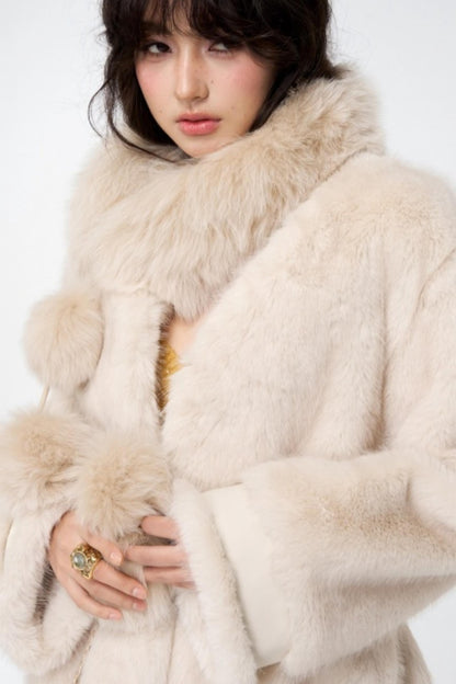 Real Fox Fur Collar Scarf