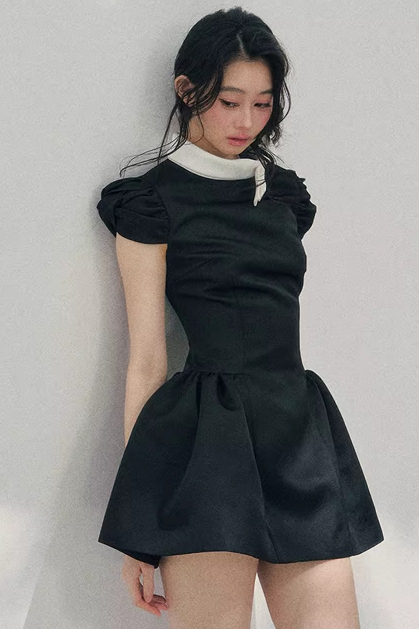 Lilian Ball Puff Sleeve Dress