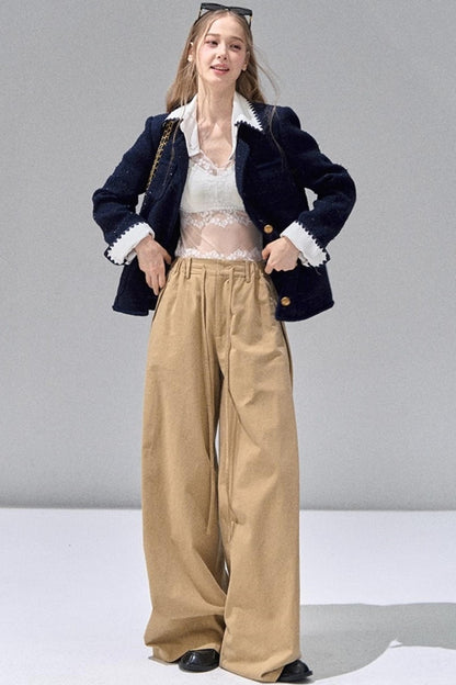 Straight Loose Casual Trousers