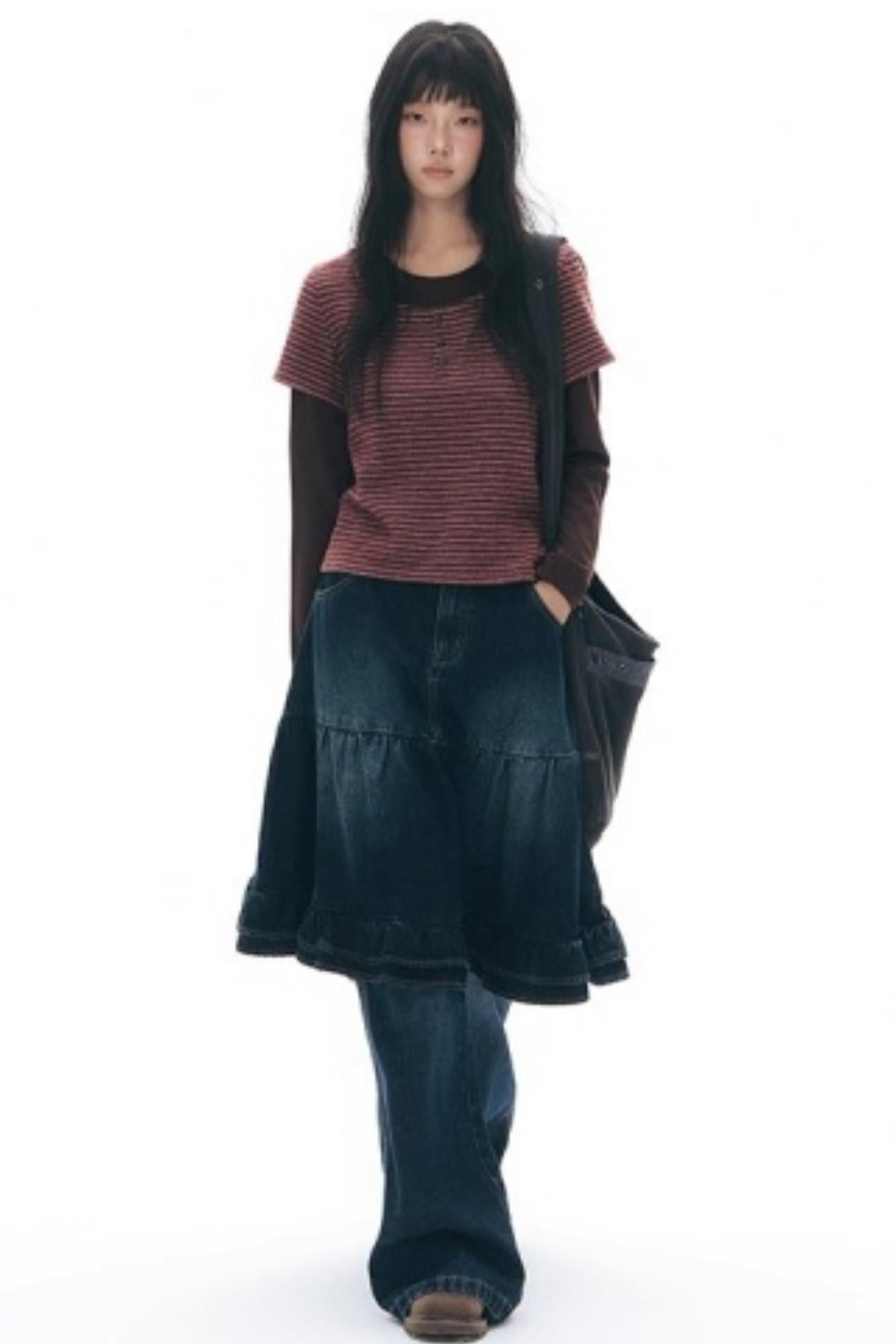 Star Print Flared Pants