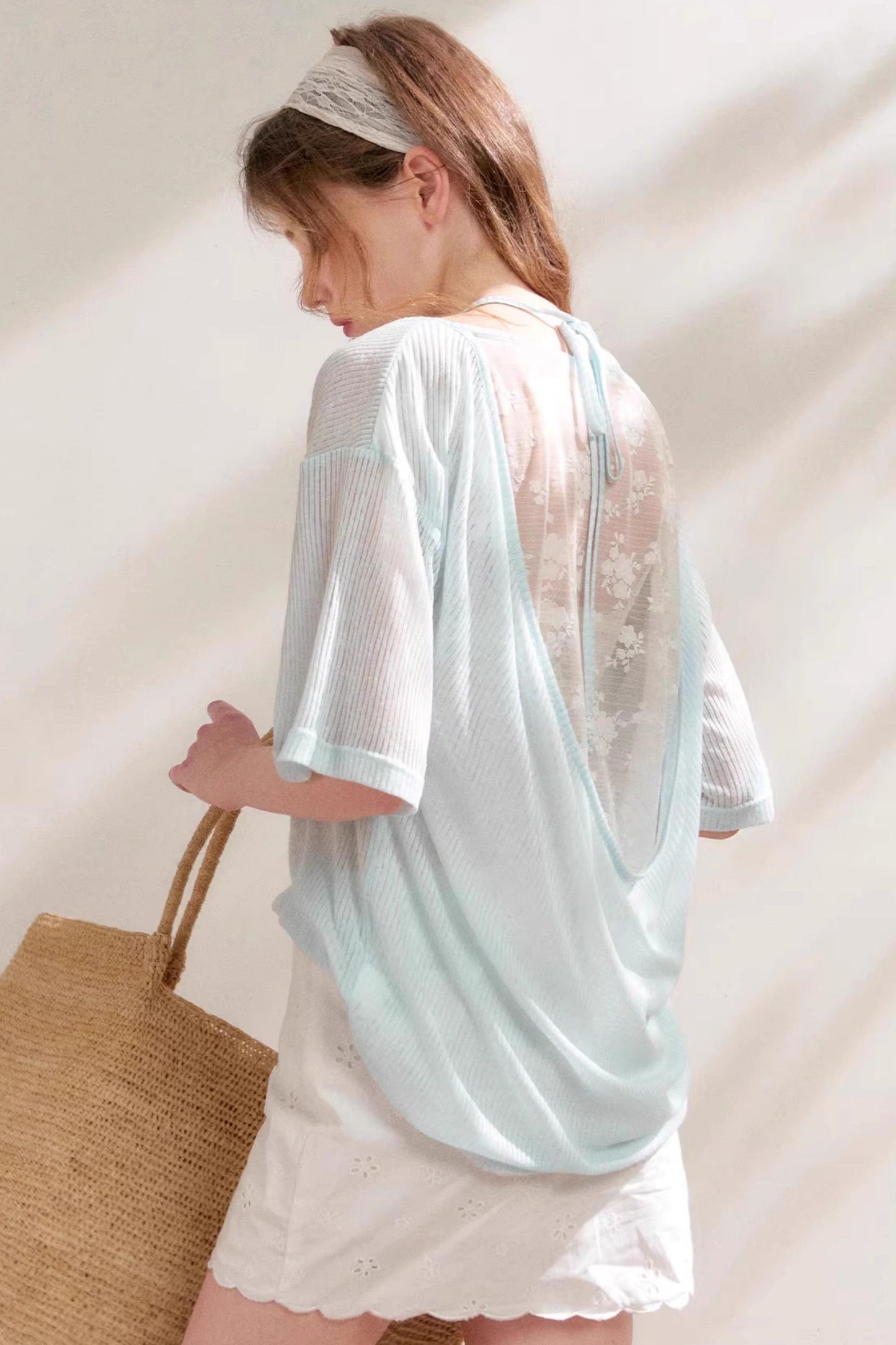 Summer Lace Swing Top