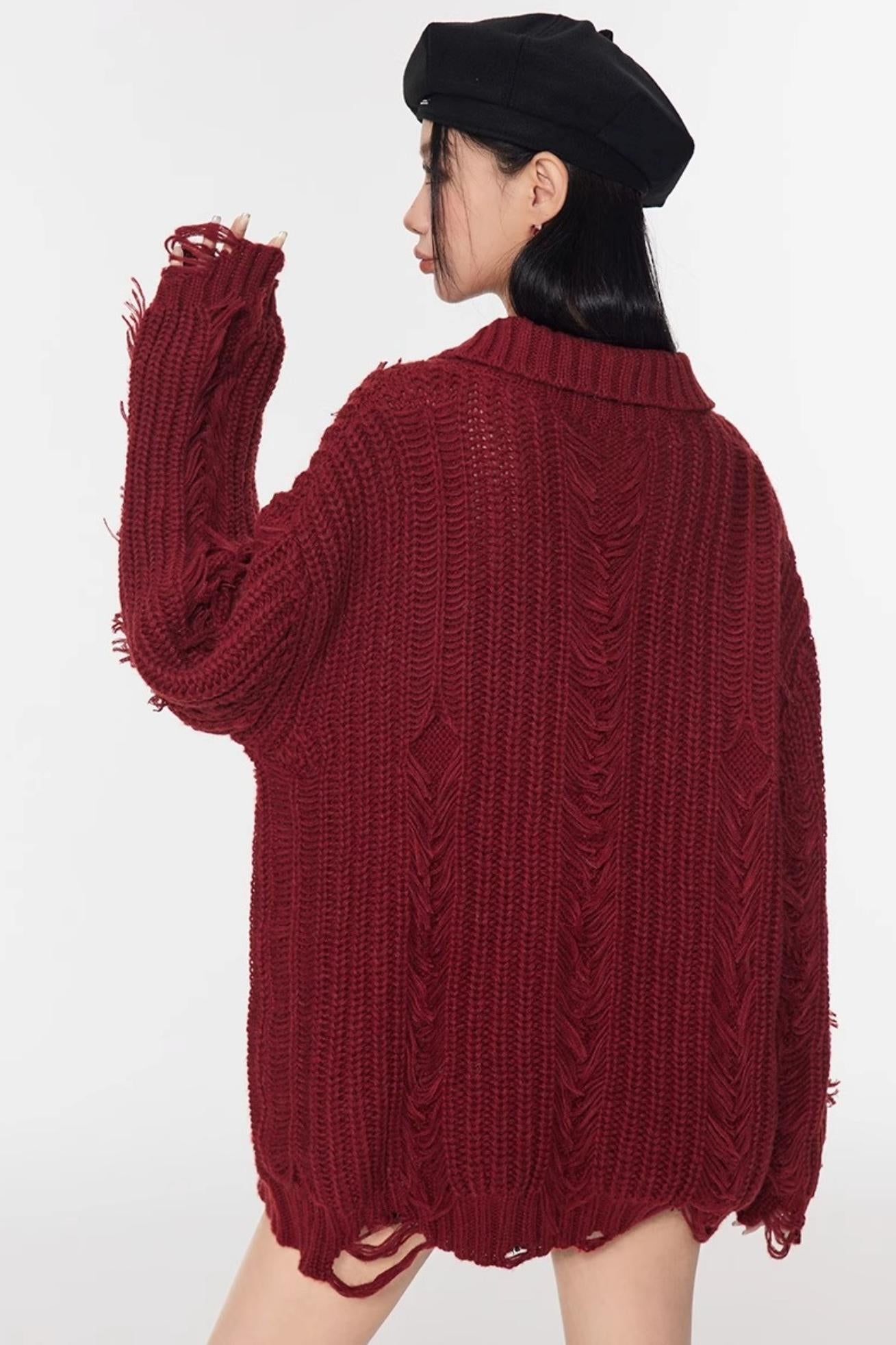 Soft Waxy Knit Sweater