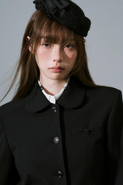 Japanese Girl Pleated Jacket Set-Up