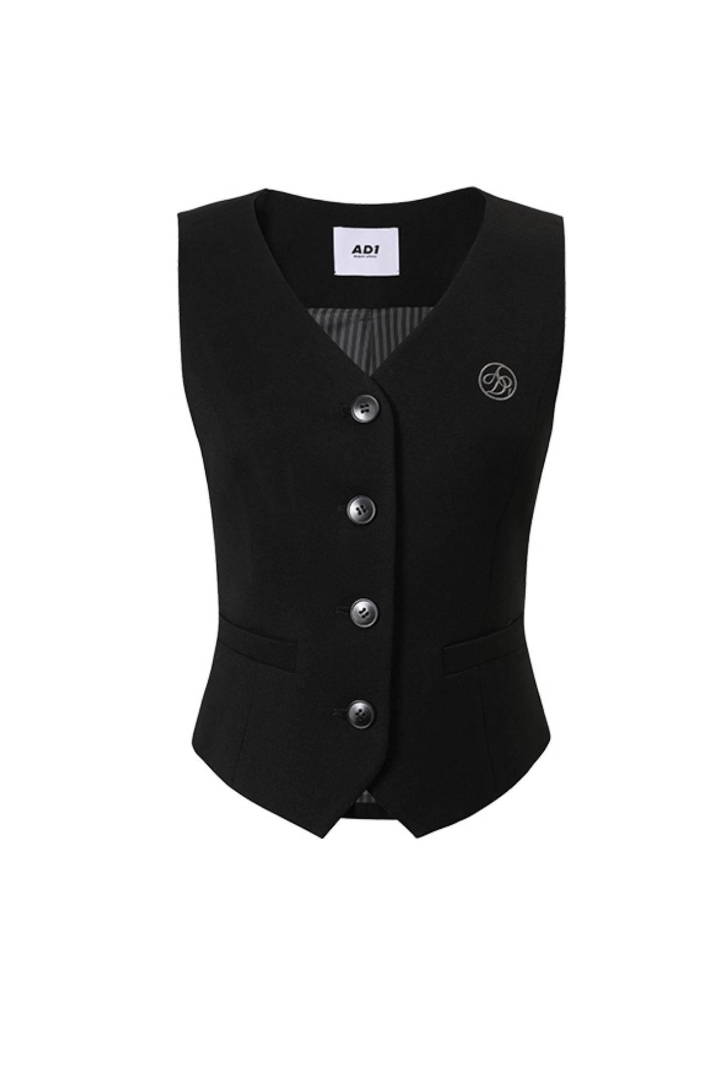 Brushed V-Neck Slim Fit Vest