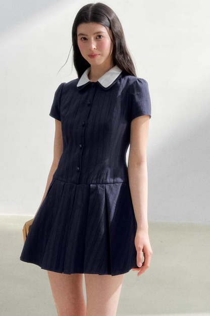 Retro College Shirt Dress