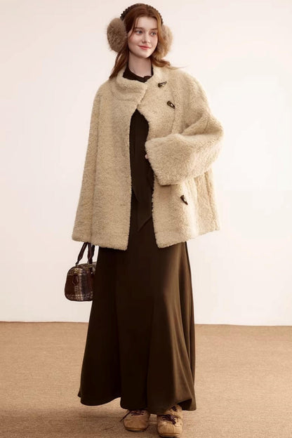 German Velvet Ruffle Dress