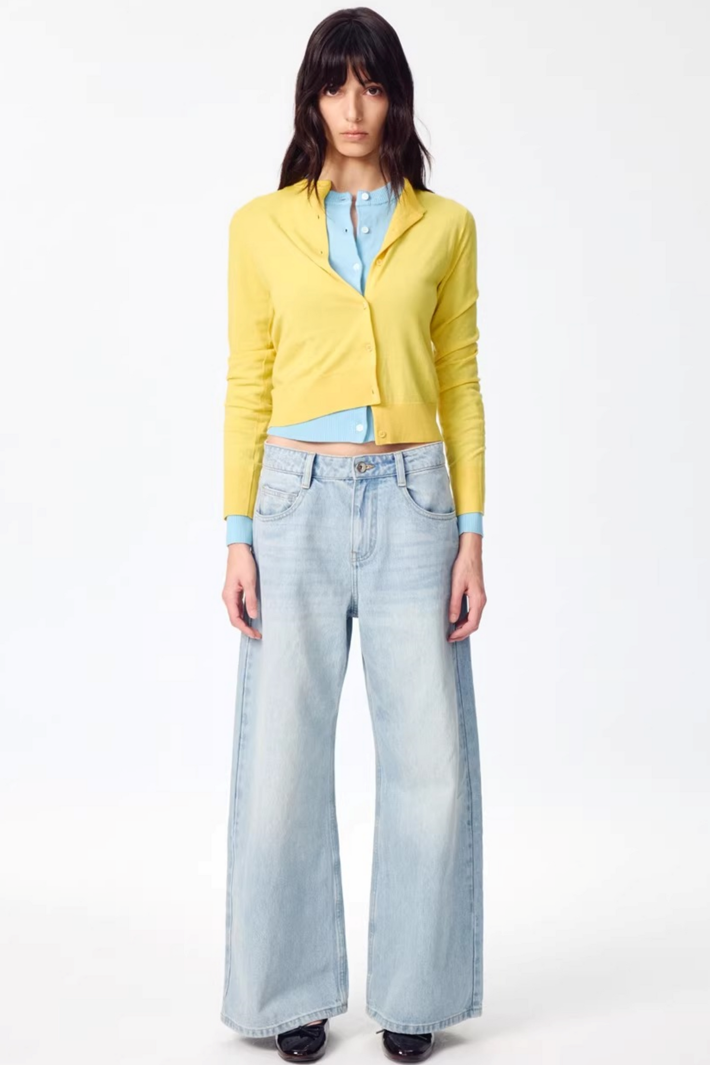 Retro Wool Colorful Cardigan Sweater