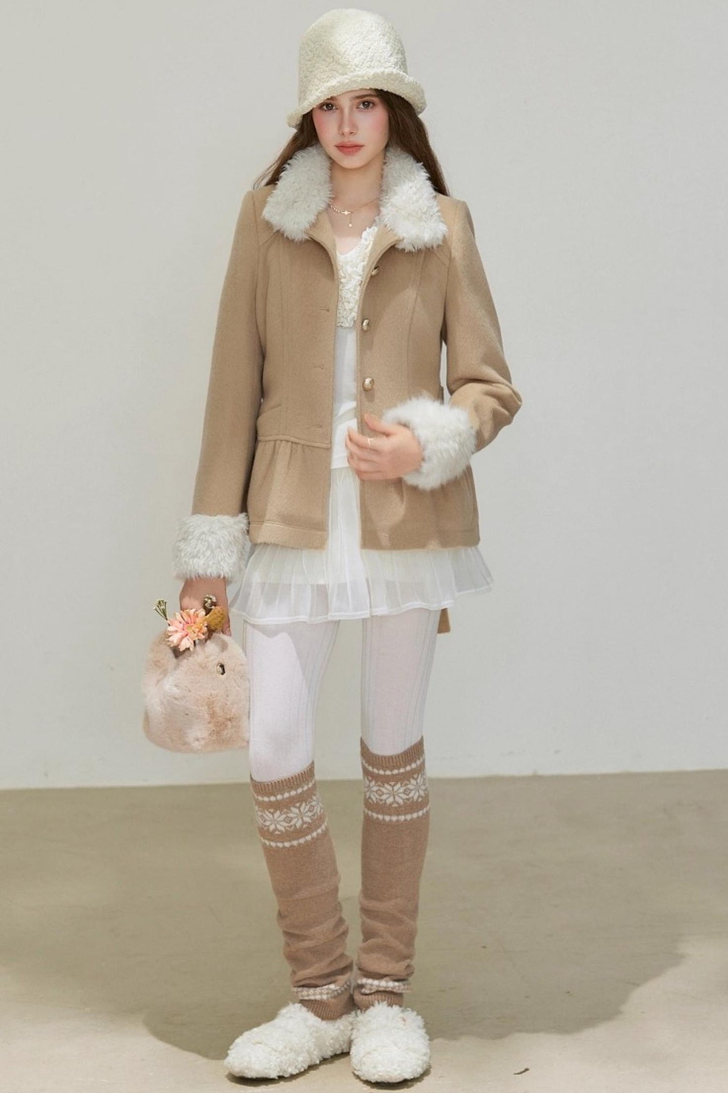 Patchwork Lambswool Jacket