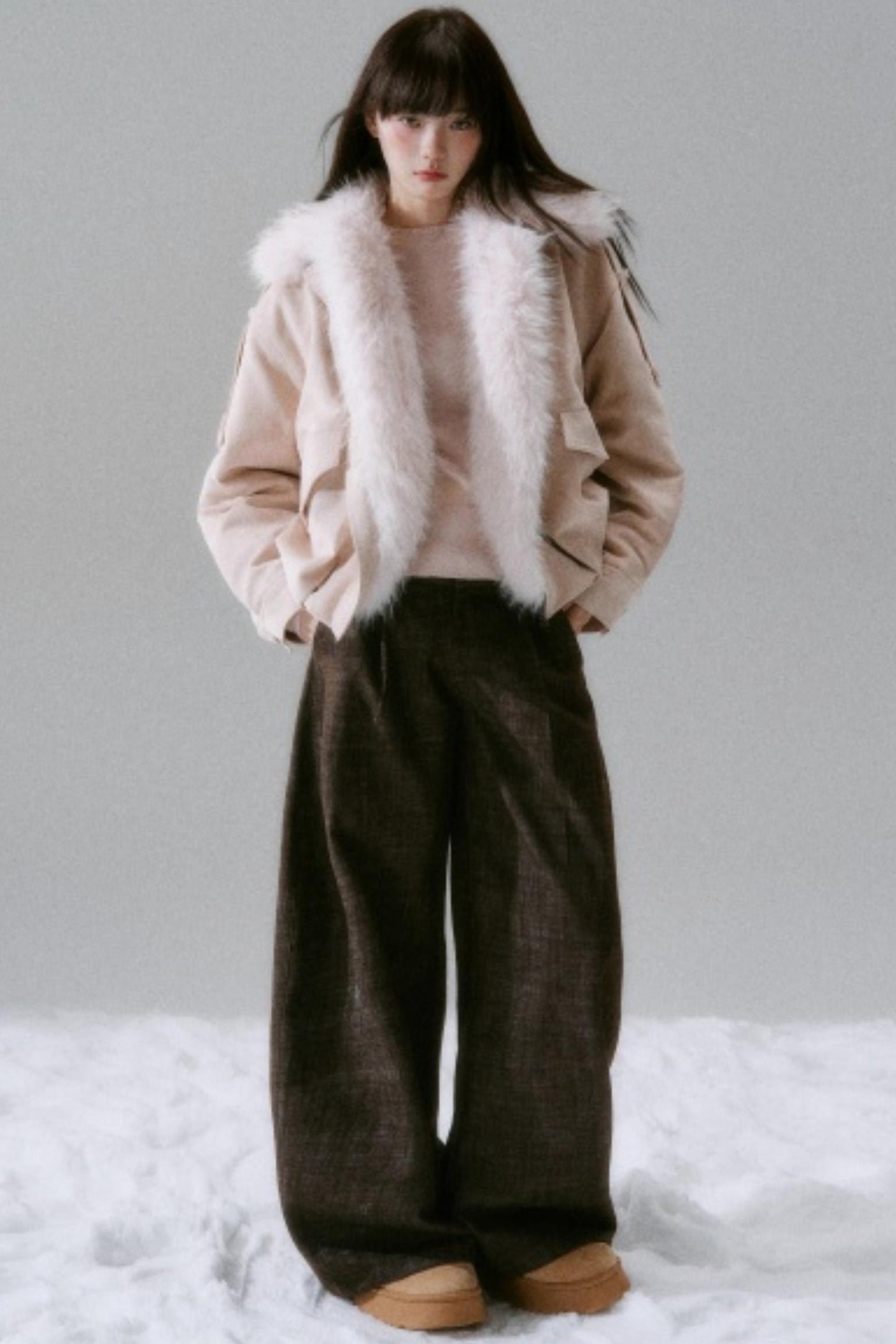 Plush Suede Bud Coat