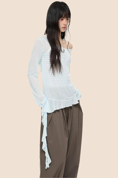 Sheer Summer Smock Top