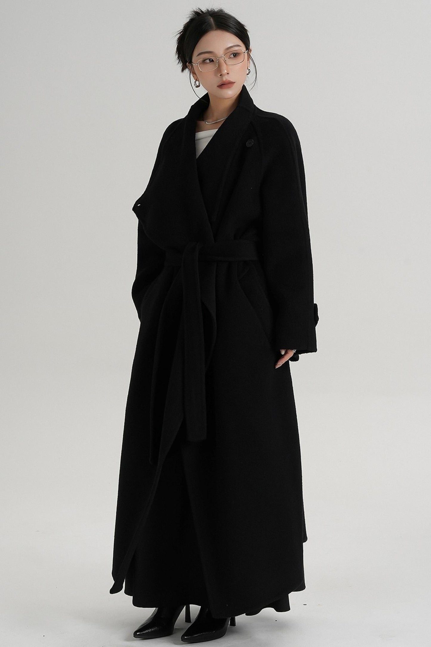 Luxurious Reversible Wool Coat