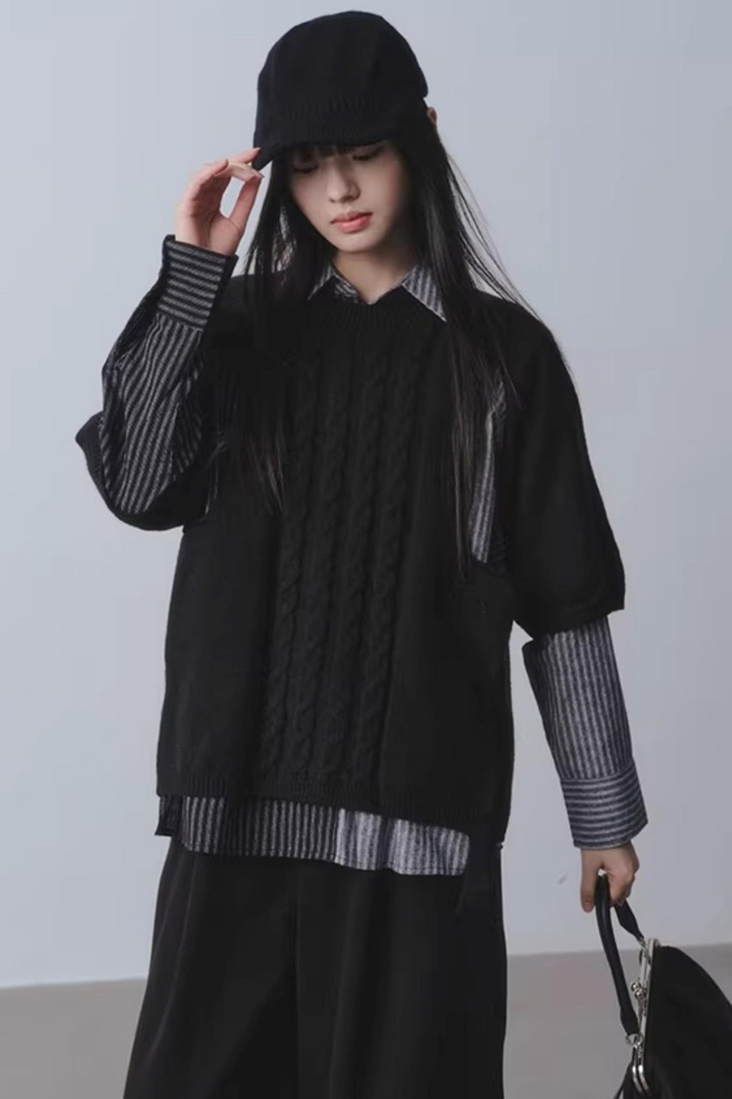 Silver Wings Two-Piece Sweater Set