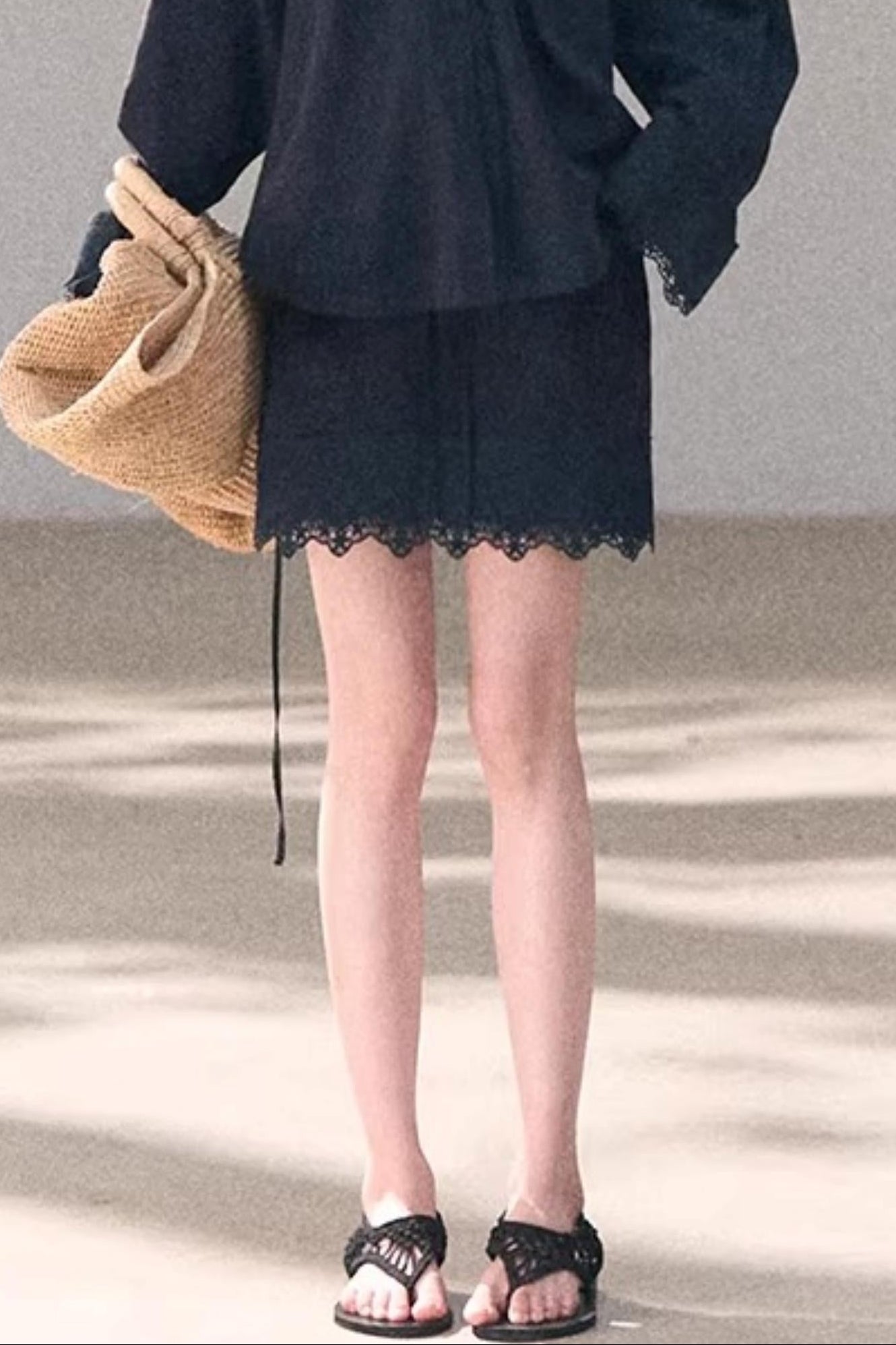 Lyocell Lace Vacation Shirt Set-Up