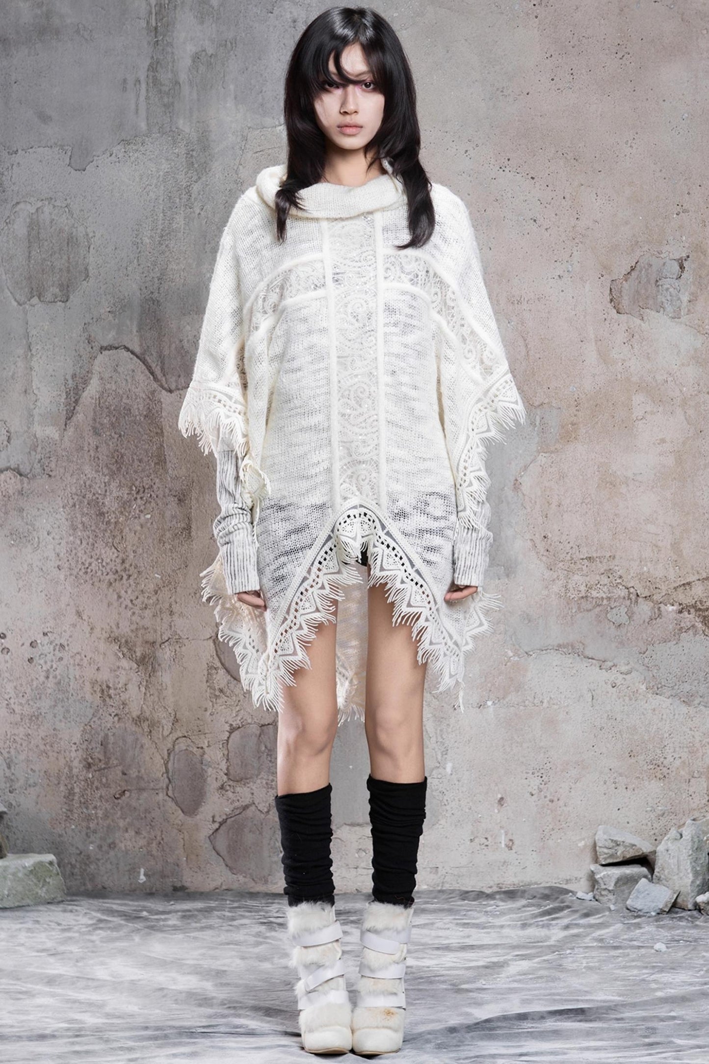 Retro Punk Cross Cloak