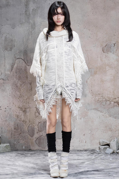 Retro Punk Cross Cloak