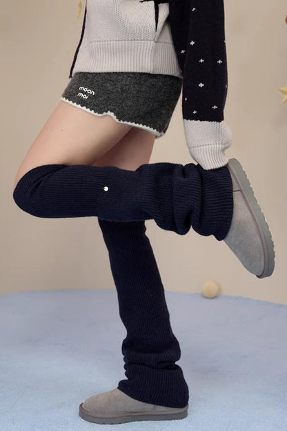 Couvre-chaussettes en mélange de laine de mouton