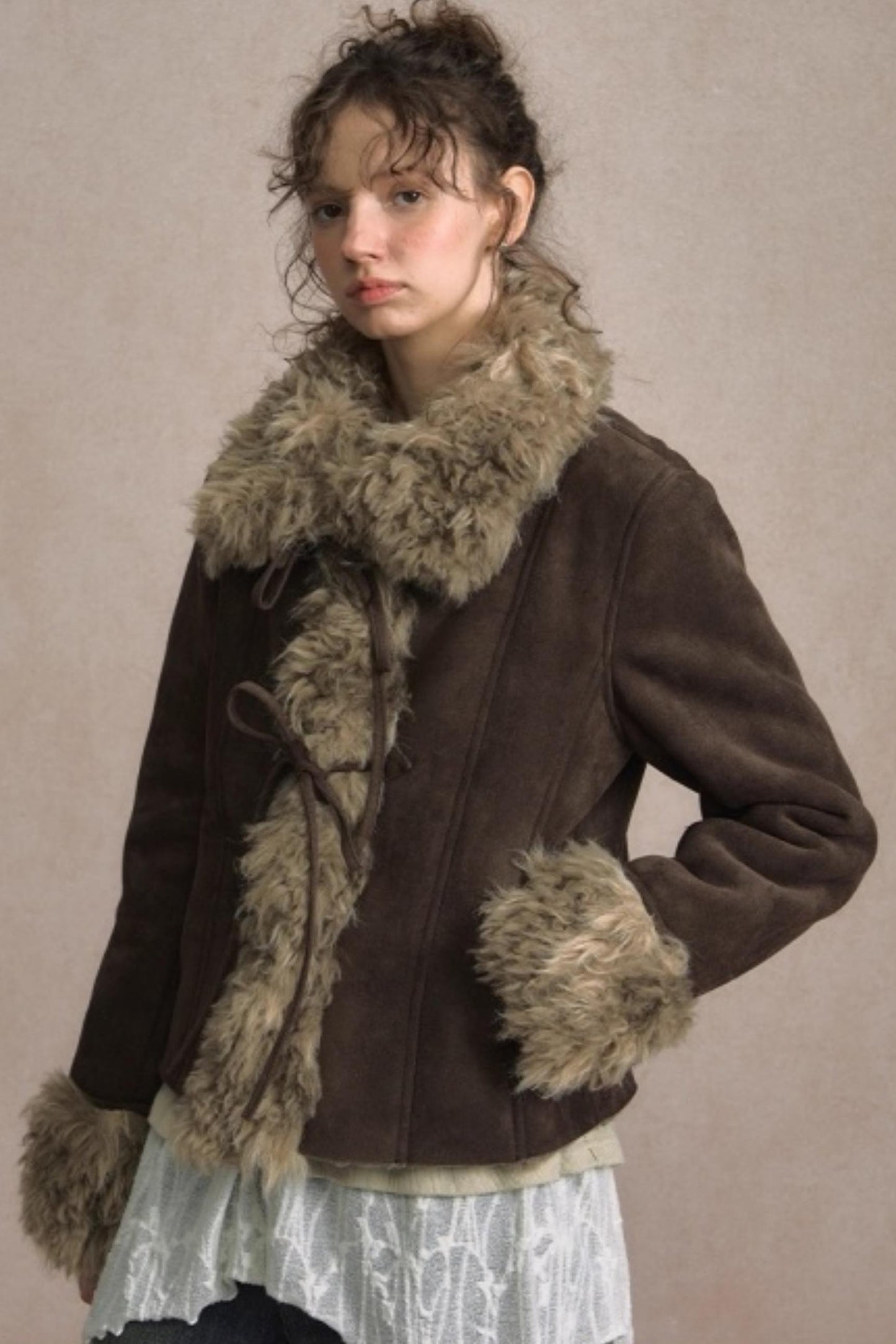 Thick Deerskin Fleece Integrated Jacket