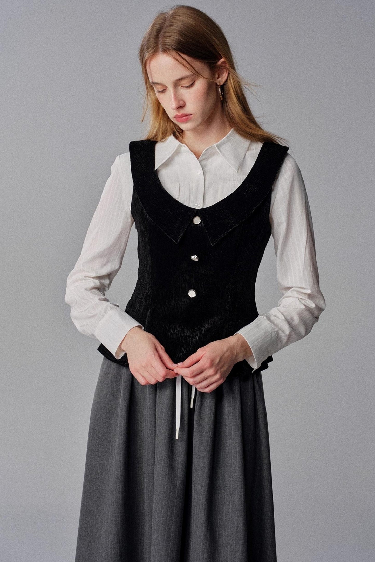 Mountains Seas Nordic French Retro Vest