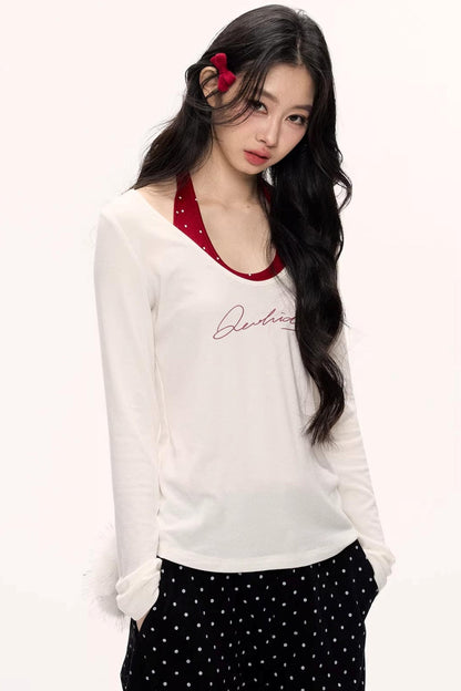 Strawberry Boba Two-Piece Set