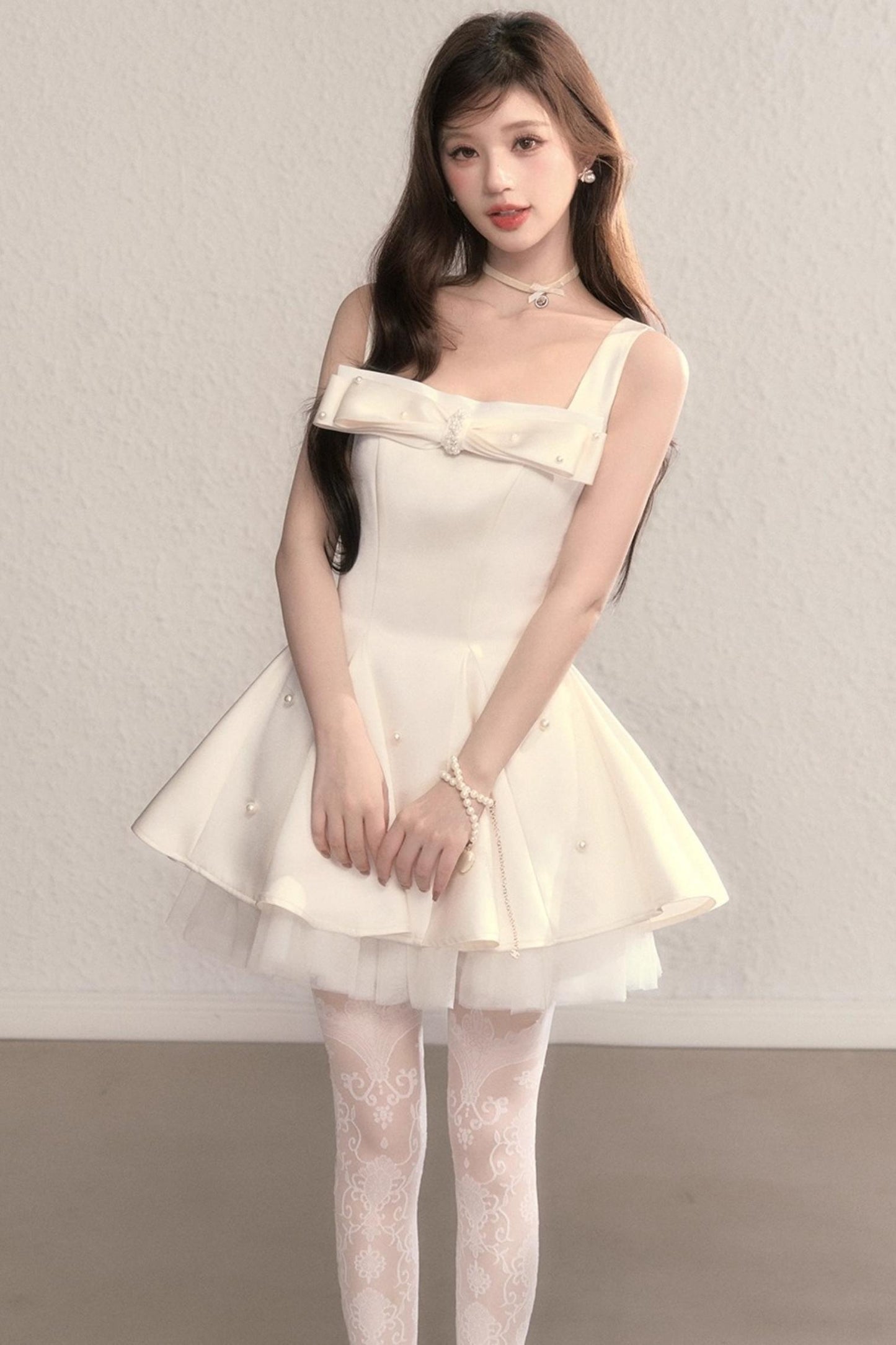 Blue Stars Beaded Dress