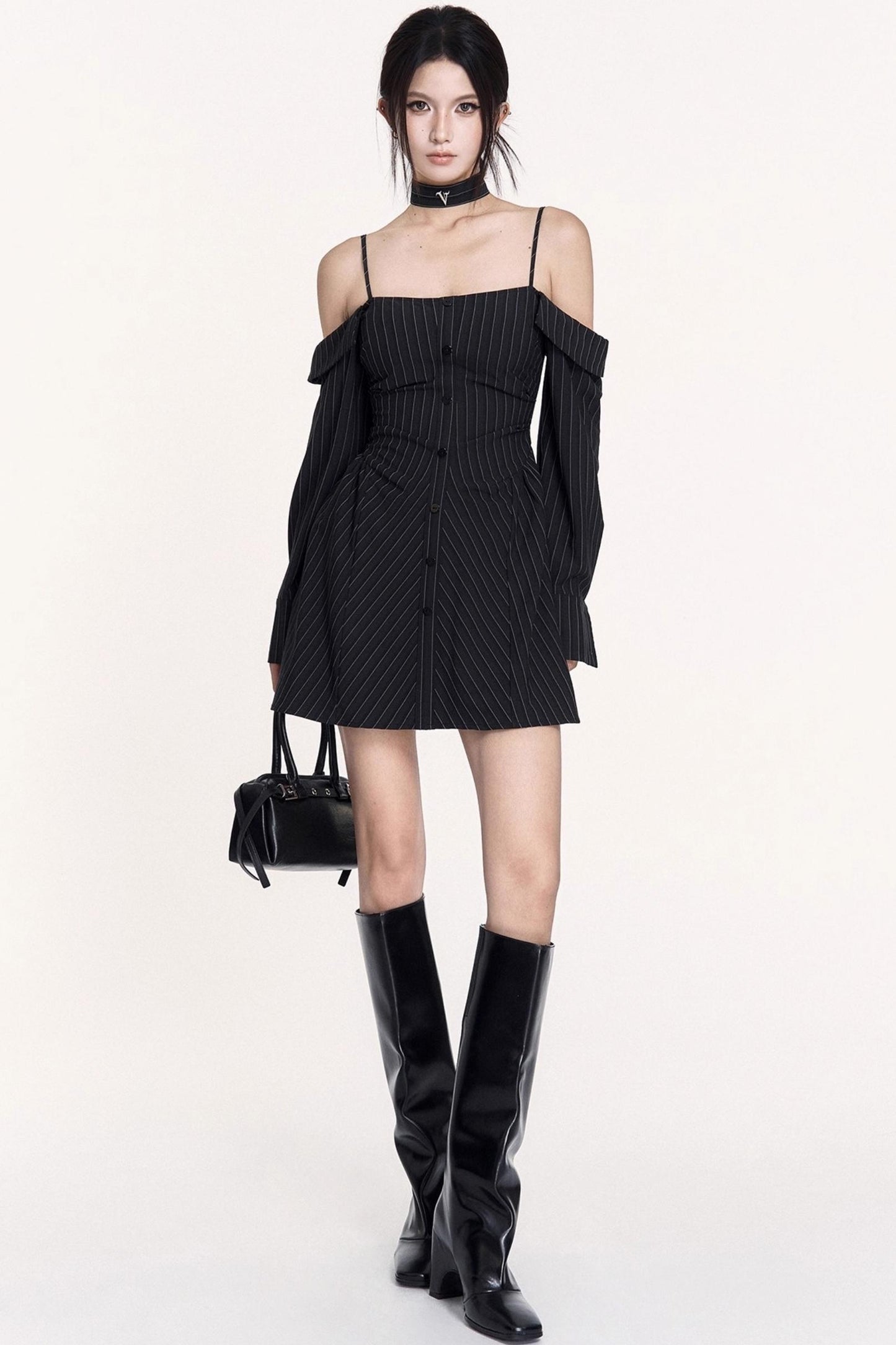 Retro Intelligence Striped Sundress