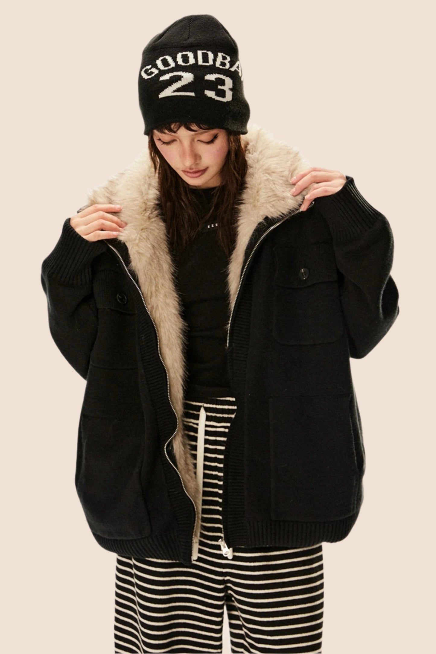 Versatile Furry Winter Jacket