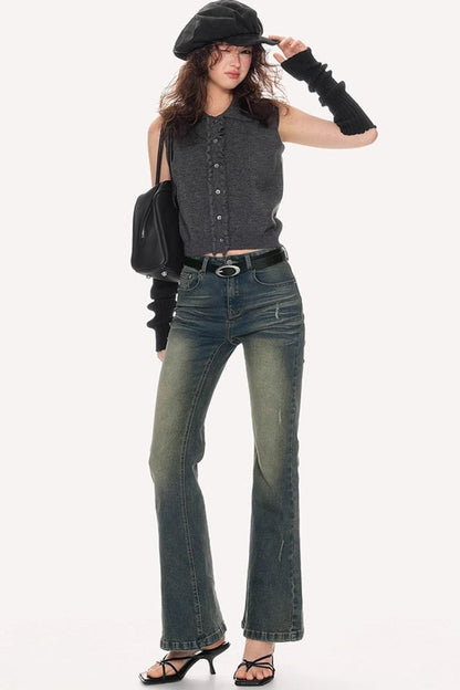 American Retro Micro-Flared Jeans