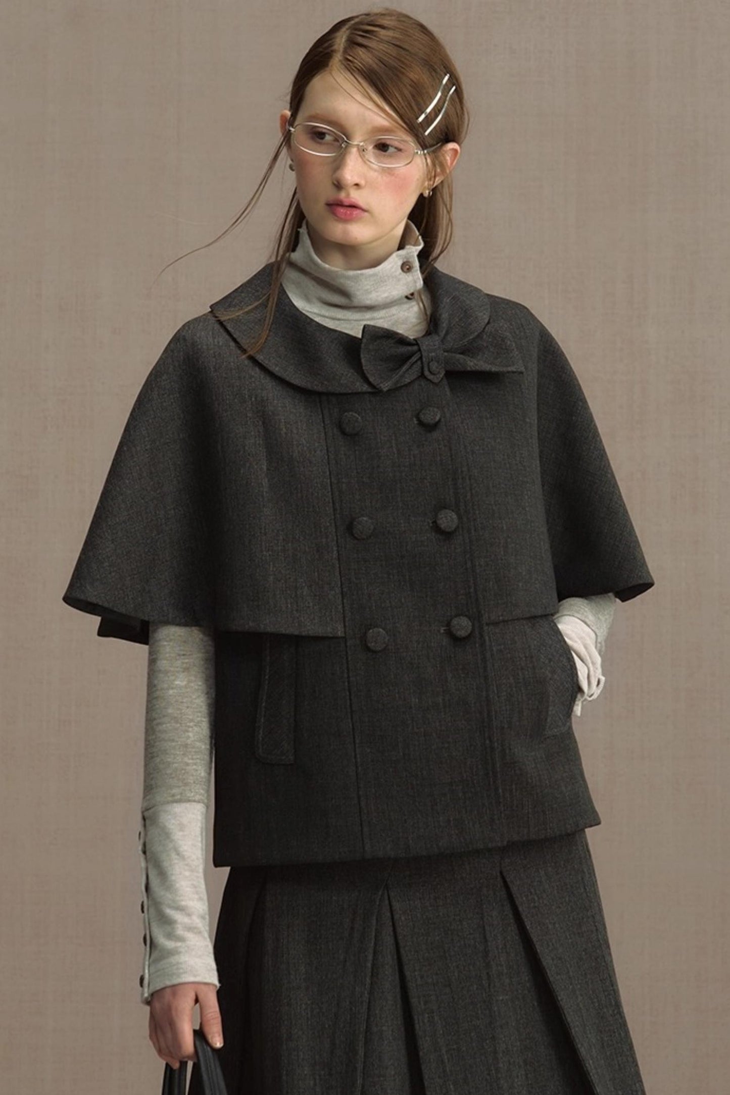 Retro Cape Vest Shawl Jacket Set-Up