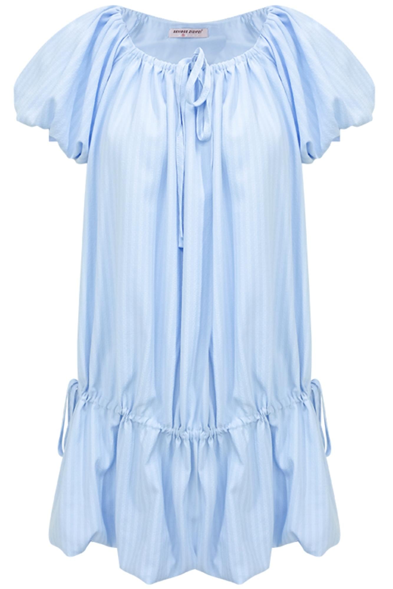 Summer Chic Bubble Sleeve Dress