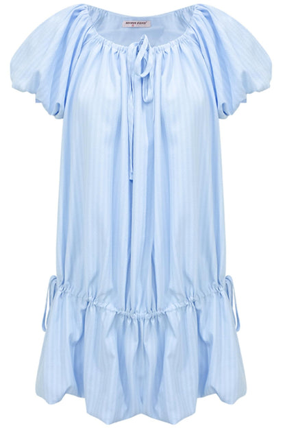 Summer Chic Bubble Sleeve Dress