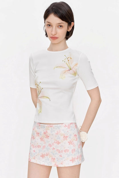Summer Diamond Lily Blouse