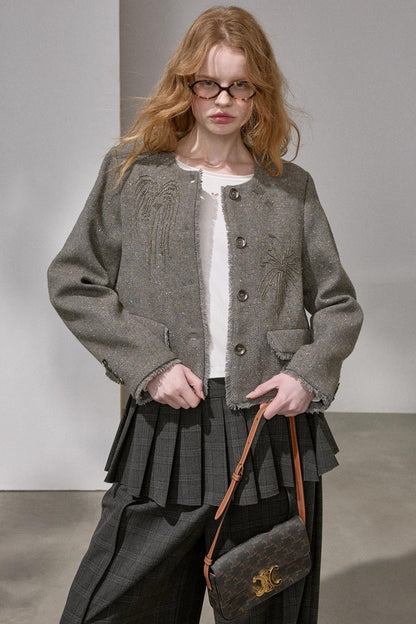 Bead-Embroidered Fireworks Jacket