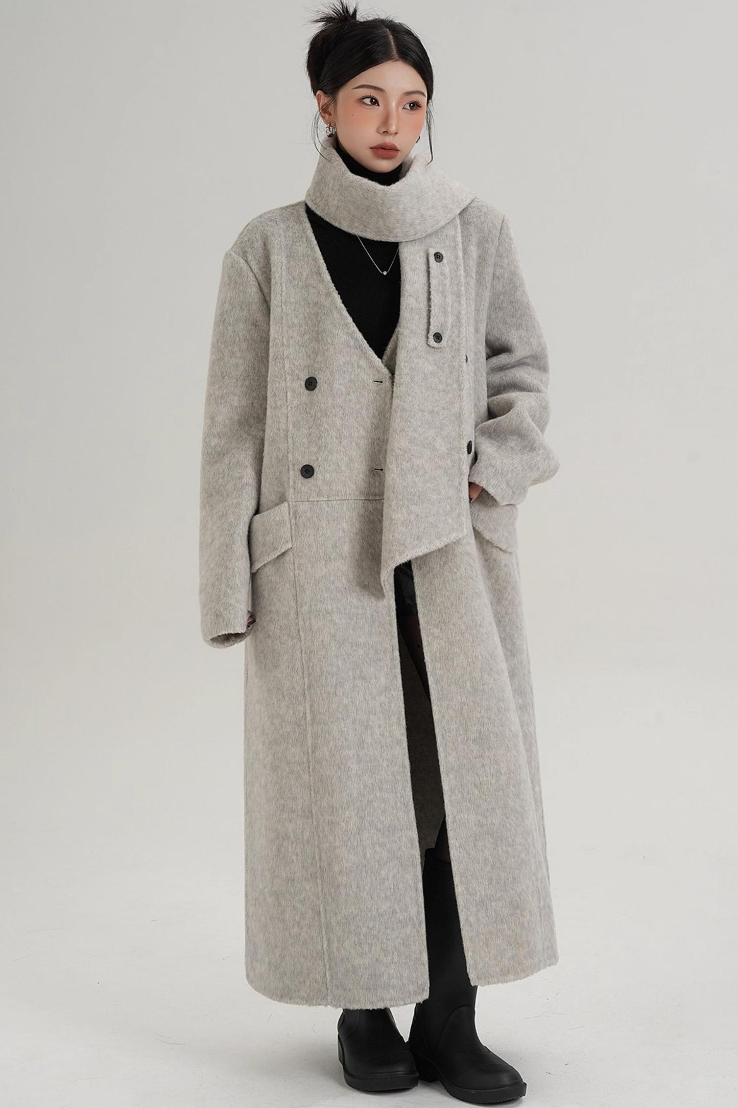 Wool Reversible Coat