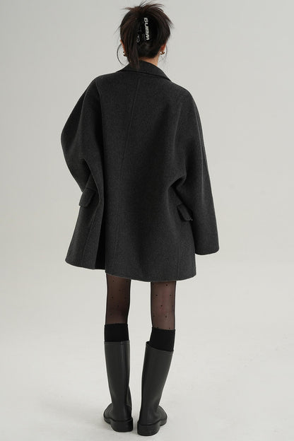 Woolen Elegance Long Coat