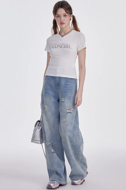 Light Blue Diamond Jeans