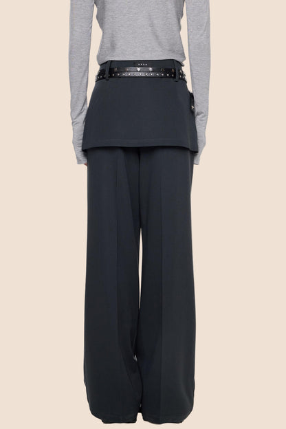 Straight High Waist Pants