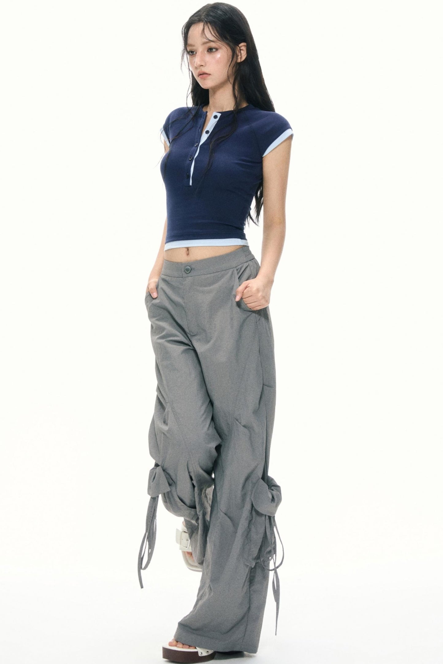 Dual-Fabric Summer T-Shirt