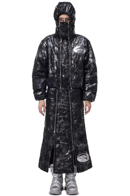 Space Black Electric Moon Hooded Hat