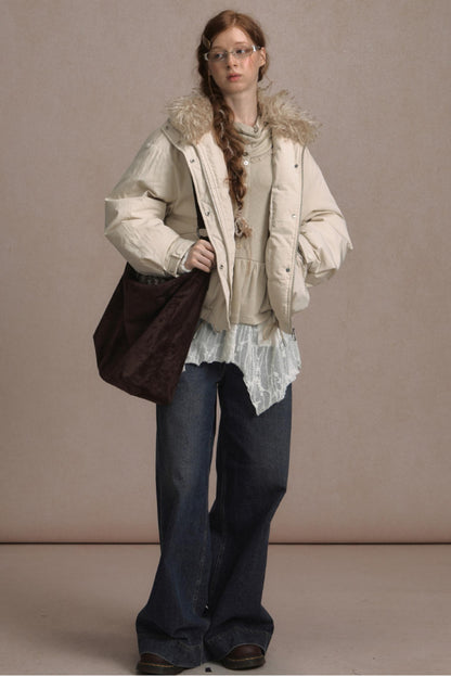 Fake Two Piece Wind Lace Knitted Top