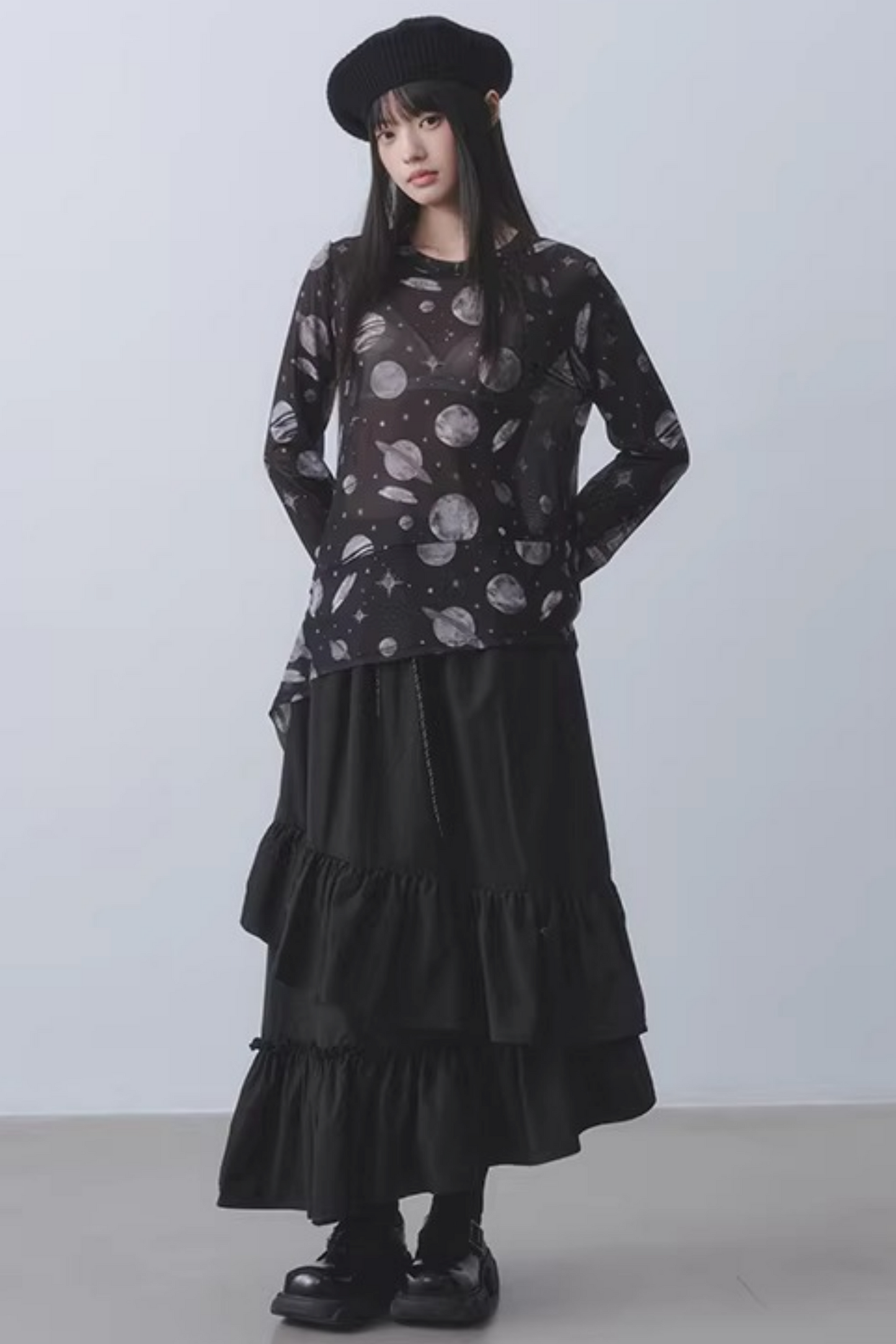 Dark Planet Sheer Top