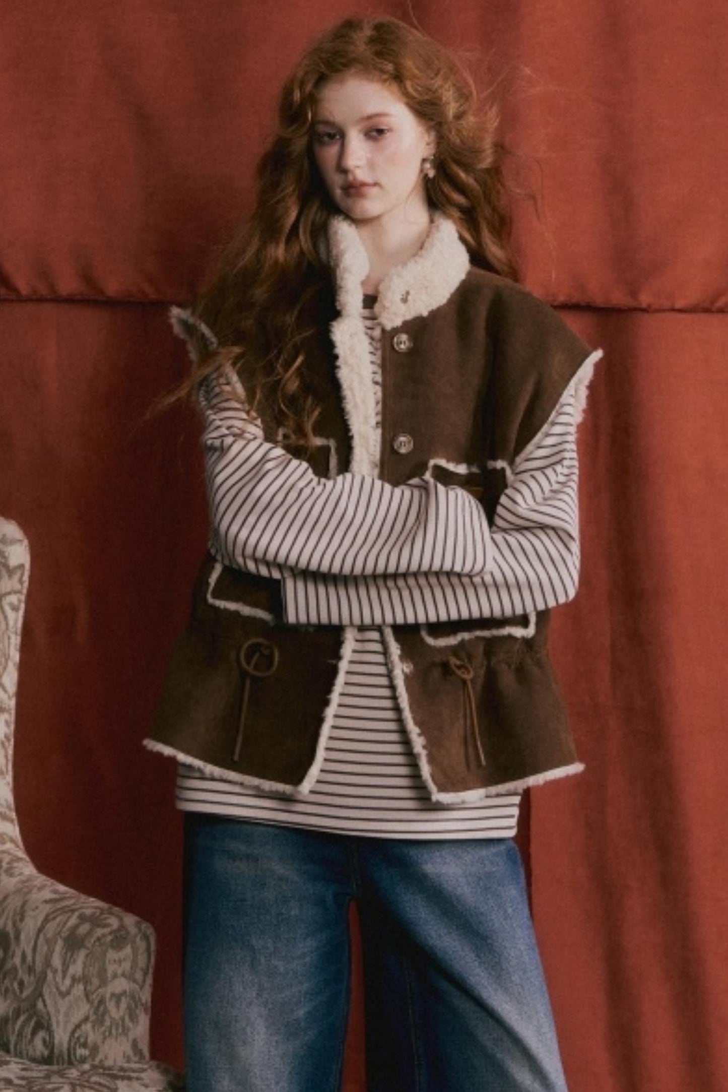 Reversible Embroidery Vest