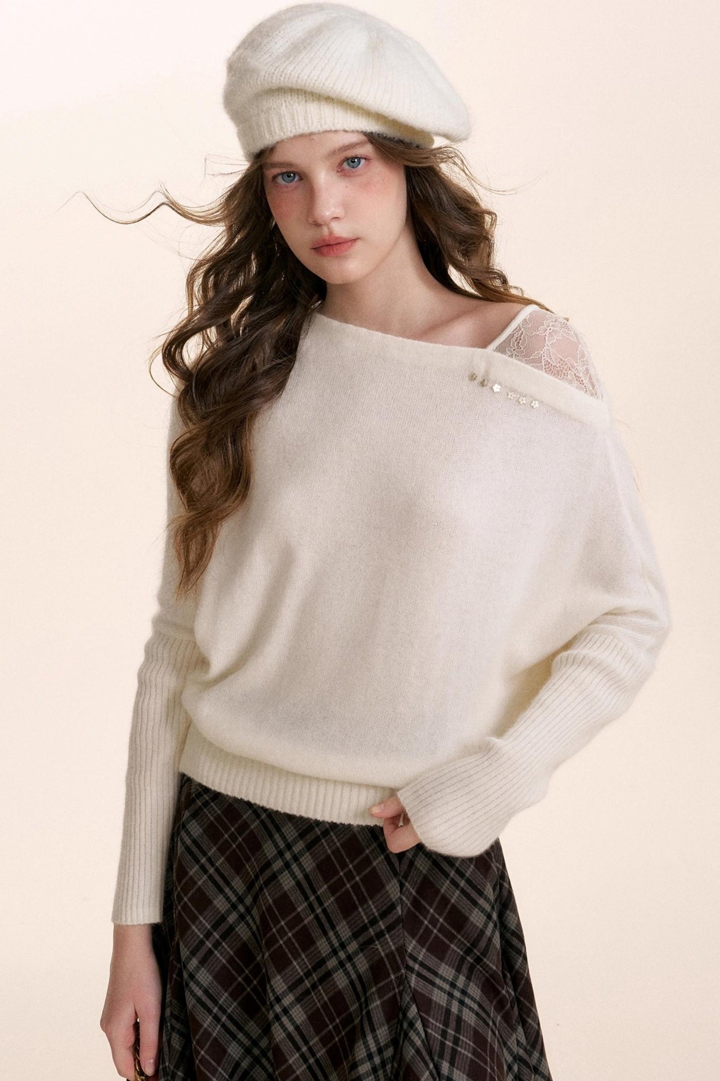 Cloudy Sequin Lace Top